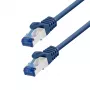 LogiLink CP4016S prepojovací kábel Cat.6A CCA S/FTP LSZH, 0,25 m, EconLine, modrý