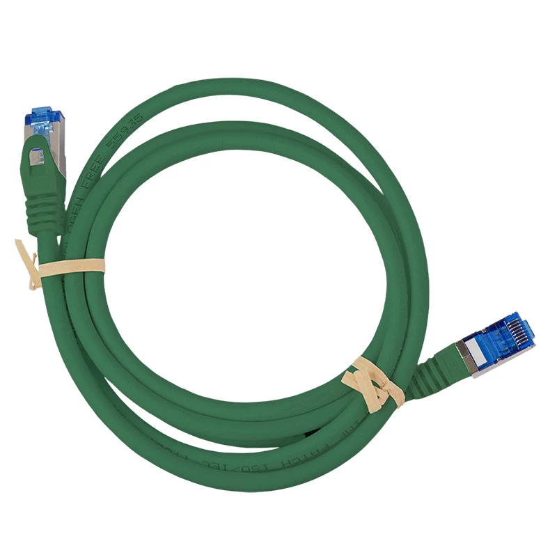 LogiLink CP4065S prepojovací kábel Cat.6A S/FTP, CCA, LSZH, 3 m, zelený