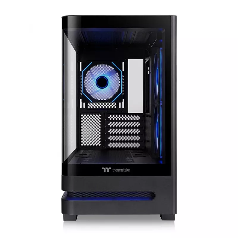 Thermaltake Arcus 190 TG ARGB počítačová skriňa Mini Tower, čierna, tvrdené sklo