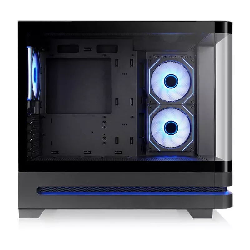 Thermaltake Arcus 190 TG ARGB počítačová skriňa Mini Tower, čierna, tvrdené sklo
