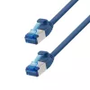 LogiLink CP5056S Cat.6A S/FTP prepojovací kábel Ethernet, SlimLine, 2 m, modrý