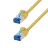 LogiLink CP5047S Cat.6A S/FTP SlimLine prepojovací kábel, LSZH, 1,5 m, žltý