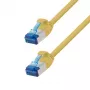 LogiLink CP5047S Cat.6A S/FTP SlimLine prepojovací kábel, LSZH, 1,5 m, žltý