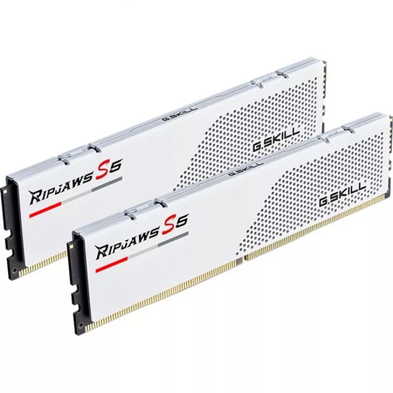 G.Skill Ripjaws S5 F5-5600J3036D32GX2-RS5W pamäťová sada DDR5-5600, 64 GB (2 x 32 GB), biela