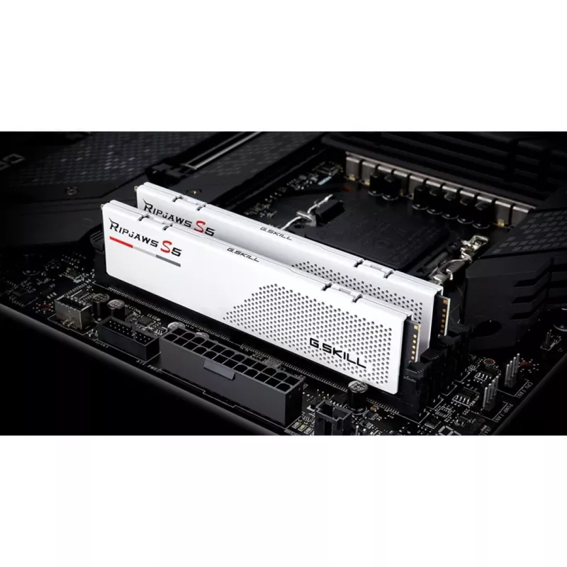G.Skill Ripjaws S5 F5-5600J3036D32GX2-RS5W pamäťová sada DDR5-5600, 64 GB (2 x 32 GB), biela