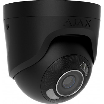 Ajax TurretCam (8EU) HL kupolová kamera (kovová), 5 MP / 2,8 mm, čierna