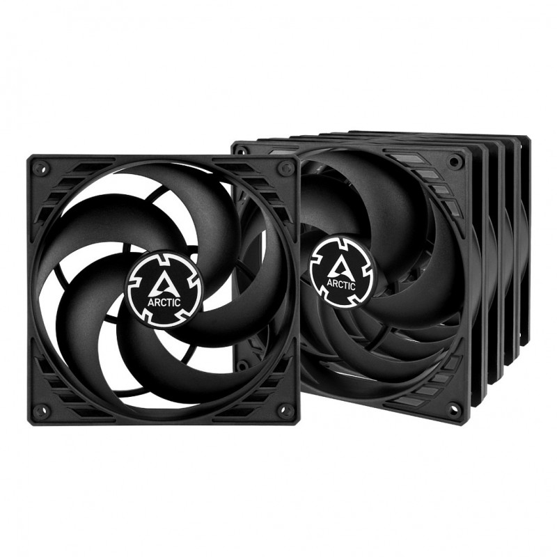 Arctic P14 Value Pack ventilátory do skrinky 140 mm (5 ks), čierne