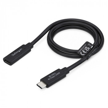StarTech.com USB440GCMCF2F predlžovací kábel USB4, USB-C samec – USB-C samica, 60 cm, čierny