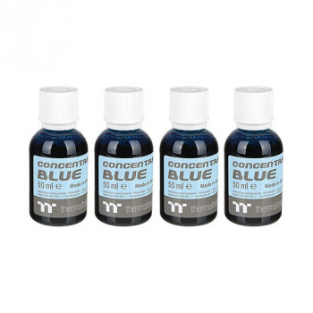 Thermaltake Tt Premium Concentrate koncentrát pre kvapalinové chladenie, modrý, 4 × 50 ml (CL-W163-OS00BU-A)