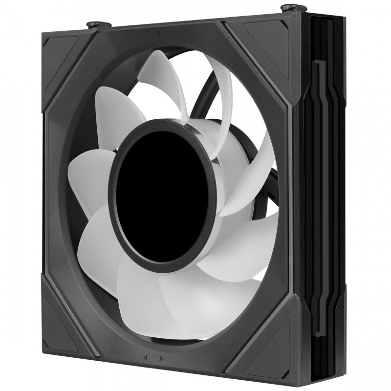 Lian Li UNI FAN SL-INF LCD FLEX Wireless ventilátory do skrine (3 ks) s ovládačom, ARGB a LCD, Reverse Blade, 120 mm, čierne