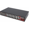 PoE switch Getfort GF-120G-16P-240, 16 x 10/100 PoE + 2 x GE + 2 x SFP, 240 W