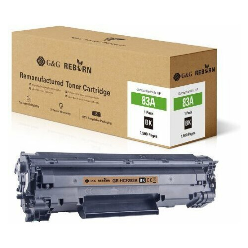 G&G regenerovaný toner pre HP 83A CF283A