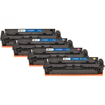 G&G kompatibilné tonerové kazety NT-PH203UBK/UC/UM/UY-B-V5-4-S1 (4 ks), čierna, azúrová, purpurová, žltá