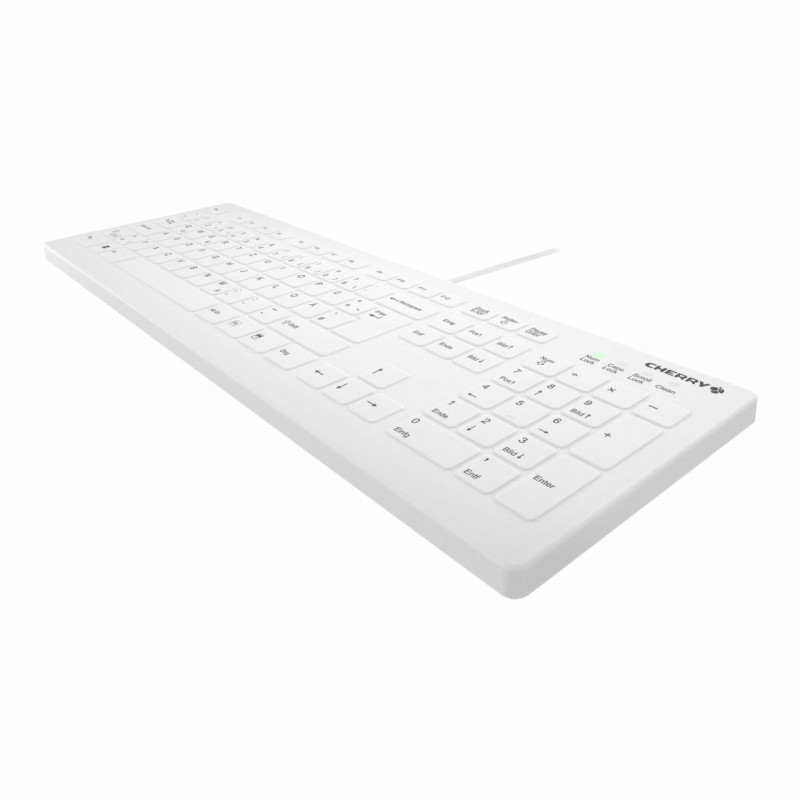 Cherry Contour Active Key AK-C8112-U1-W/EU lekárska klávesnica, káblová, rozloženie EÚ, biela