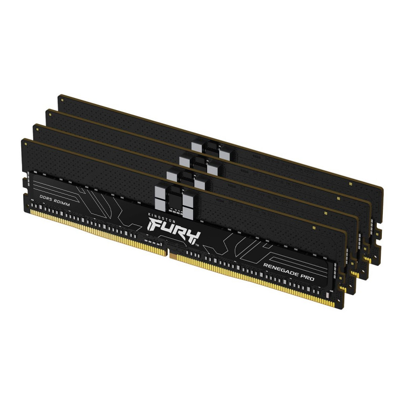 Kingston FURY Renegade Pro KF564R32RBE2K4-128 sada registrovaných pamätí DDR5-6400 ECC, 128 GB (4 x 32 GB), CL32, čierna