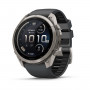 Inteligentné hodinky Garmin Fenix 9 Pro inReach, 51 mm, titánové puzdro, silikónový remienok grafitový/čierny