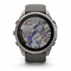 Inteligentné hodinky Garmin Fenix 9 Pro inReach, 51 mm, titánové puzdro, silikónový remienok grafitový/čierny