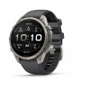 Inteligentné hodinky Garmin Fenix 9 Pro, 47 mm, titánové puzdro, silikónový remienok grafitový/čierny