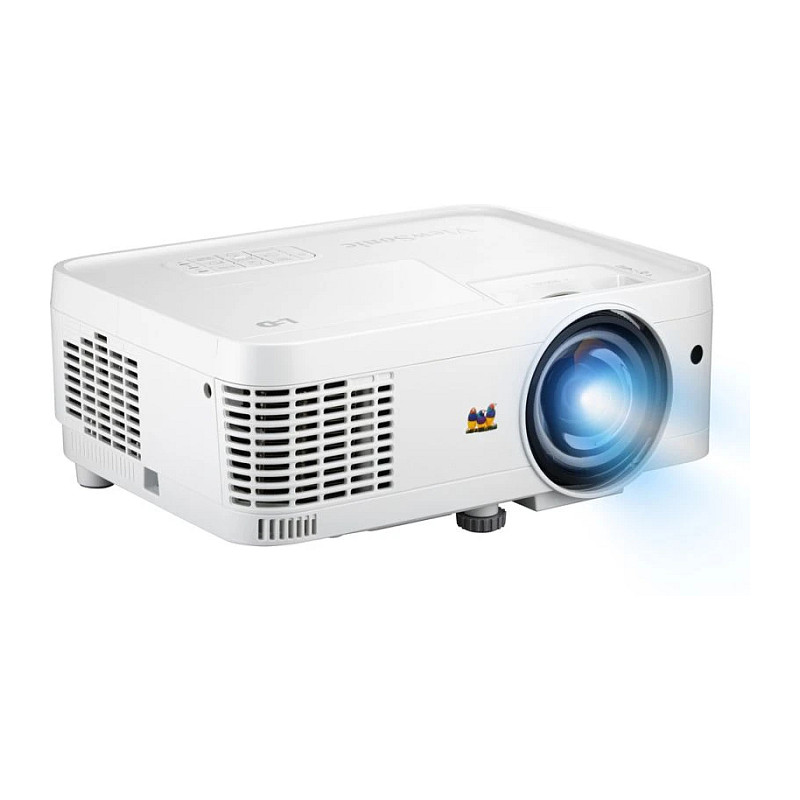 ViewSonic LSD300W-ST projektor s krátkou projekčnou vzdialenosťou, 3300 ANSI lúmenov, DLP, WXGA (1280x800), biely