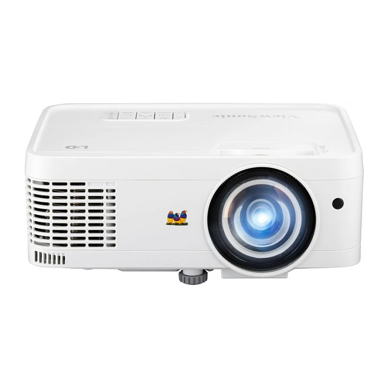 ViewSonic LSD300W-ST projektor s krátkou projekčnou vzdialenosťou, 3300 ANSI lúmenov, DLP, WXGA (1280x800), biely