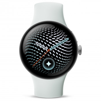 Google Pixel Watch 5 WiFi inteligentné hodinky, 41 mm, Polished Silver / Fog, GA10898-DE