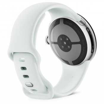 Google Pixel Watch 5 WiFi inteligentné hodinky, 41 mm, Polished Silver / Fog, GA10898-DE