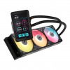 Corsair iCUE LINK TITAN II 360 RX LCD kvapalinový chladič all-in-one, 360 mm, RGB, čierny, CW-9061045-WW