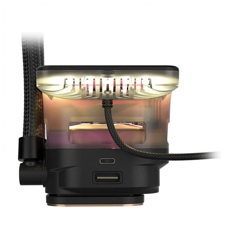 Corsair iCUE LINK TITAN II 360 RX LCD kvapalinový chladič all-in-one, 360 mm, RGB, čierny, CW-9061045-WW