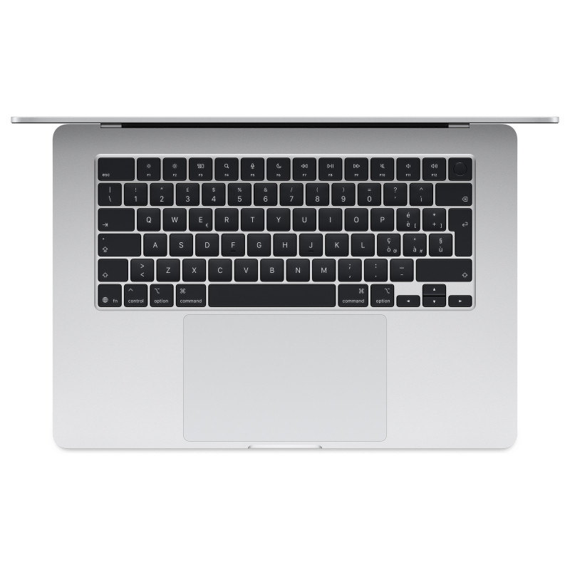 Apple MacBook Air 15 M5 notebook, 10-jadrový CPU, 10-jadrový GPU, 32 GB RAM, 1 TB SSD, strieborný, nemecká klávesnica, 35 W napájací adaptér s dvoma portmi USB-C