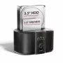 Axagon ADSA-SC dokovacia stanica pre SATA disky 2,5/3,5 palca, USB-C 5 Gbps, s funkciou klonovania