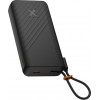 Xtorm XG2E30W201C powerbanka, 30 W, 20 000 mAh, s integrovaným káblom, čierna