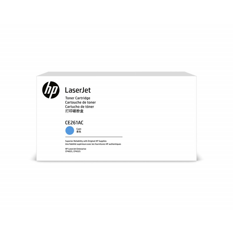 HP CE261AC 648A Contract tonerová kazeta, azúrová