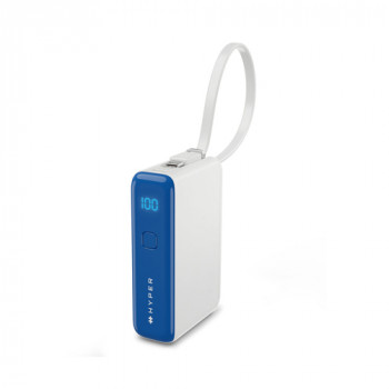 Targus HyperJuice Flex Mini powerbanka, 10000 mAh, 30 W, USB-C PD, modrá