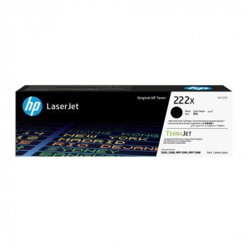 HP 222X W2220X originálna tonerová kazeta LaserJet s vysokou výdržou, čierna