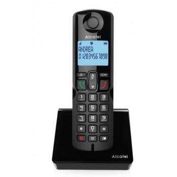 Alcatel S280 EWE bezdrôtový telefón DECT s hlasitým telefonovaním, čierny
