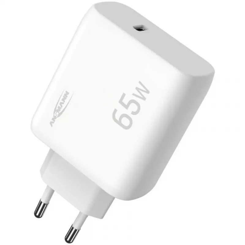Ansmann Home Charger HC165PD USB nabíjačka, 1x USB-C, PPS, PD, Quick Charge, 65 W, biela