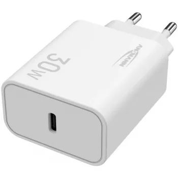 Ansmann Home Charger HC130PD USB nabíjačka, 1x USB-C, PPS, PD, Quick Charge, 30 W, biela