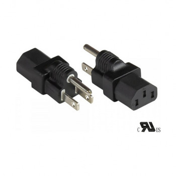 Good Connections PA-4530S napájací adaptérový kábel USA typ B (NEMA 5-15P) na IEC 60320 C13, UL, čierny
