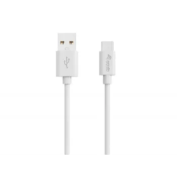 Equip 128846 kábel USB-A – USB-C 2.0, 3 A, 0,5 m, biely