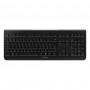 Cherry KW 3000 bezdrôtová stolová klávesnica, 2,4 GHz, AZERTY (francúzska), čierna