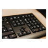 Cherry KW 3000 bezdrôtová stolová klávesnica, 2,4 GHz, AZERTY (francúzska), čierna