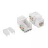 LogiLink NK4006 modul keystone RJ45, Cat.5e UTP, zárezové pripojenie 90°, biely