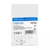 LogiLink NK4006 modul keystone RJ45, Cat.5e UTP, zárezové pripojenie 90°, biely