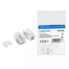 LogiLink NK4006 modul keystone RJ45, Cat.5e UTP, zárezové pripojenie 90°, biely