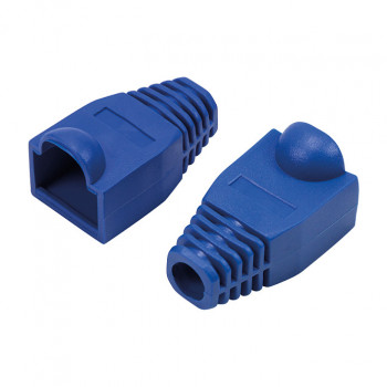 LogiLink MP0066 ochranný kryt konektora RJ45 6,5 mm, modrý (50 ks)