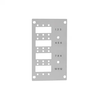 LogiLink FB5003 predný panel pre optické vlákna 12 LC-D / 12 SC-S pre rozvádzač zvarov