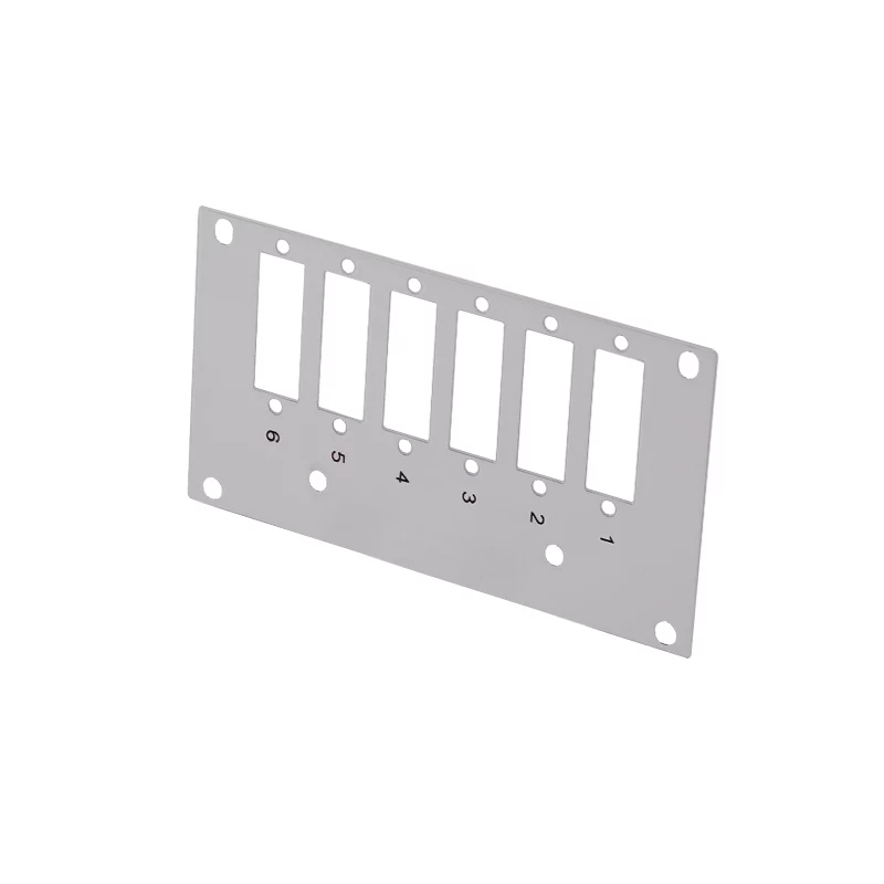 LogiLink FB5004 predný panel pre optické vlákna 6 SC-D / 6 LC-Q pre rozvádzač zvarov