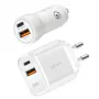 LogiLink PA0374 nabíjacia sada USB-A/C, 20 W, 1x USB-A a 1x USB-C, biela