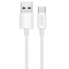 LogiLink CU0319 kábel USB 2.0 Type-C, A/M na C/M, 480 Mbps, 60 W, nylon, biely, 0,15 m