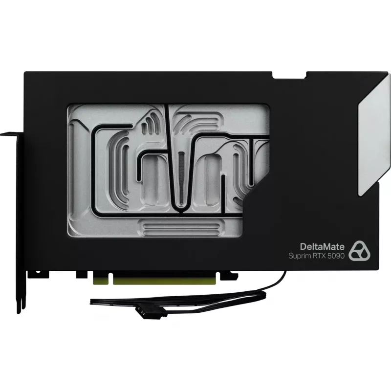 Thermal Grizzly DeltaMate vodný blok GPU pre Suprim 5090, čierno-strieborný